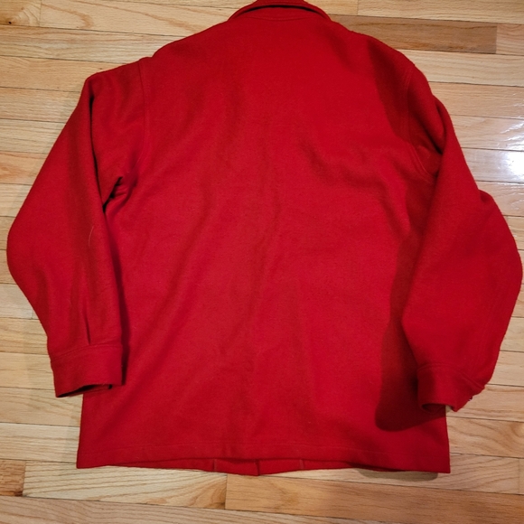 Vintage Boy Scouts Red Wool Jacket (Jac-Shirt) - Picture 2 of 2